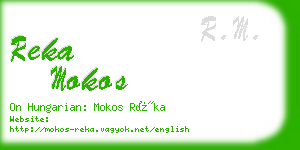 reka mokos business card